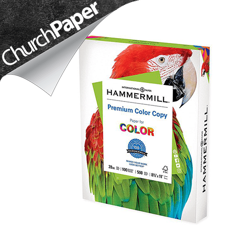 Hammermill Color Copy Perforated 8.5 x 11 32/80 White Paper 500