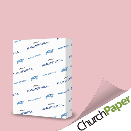 Hammermill Colored Paper, 20lb Pink Copy Paper, 11x17, 5 Ream, 2500 Sheets