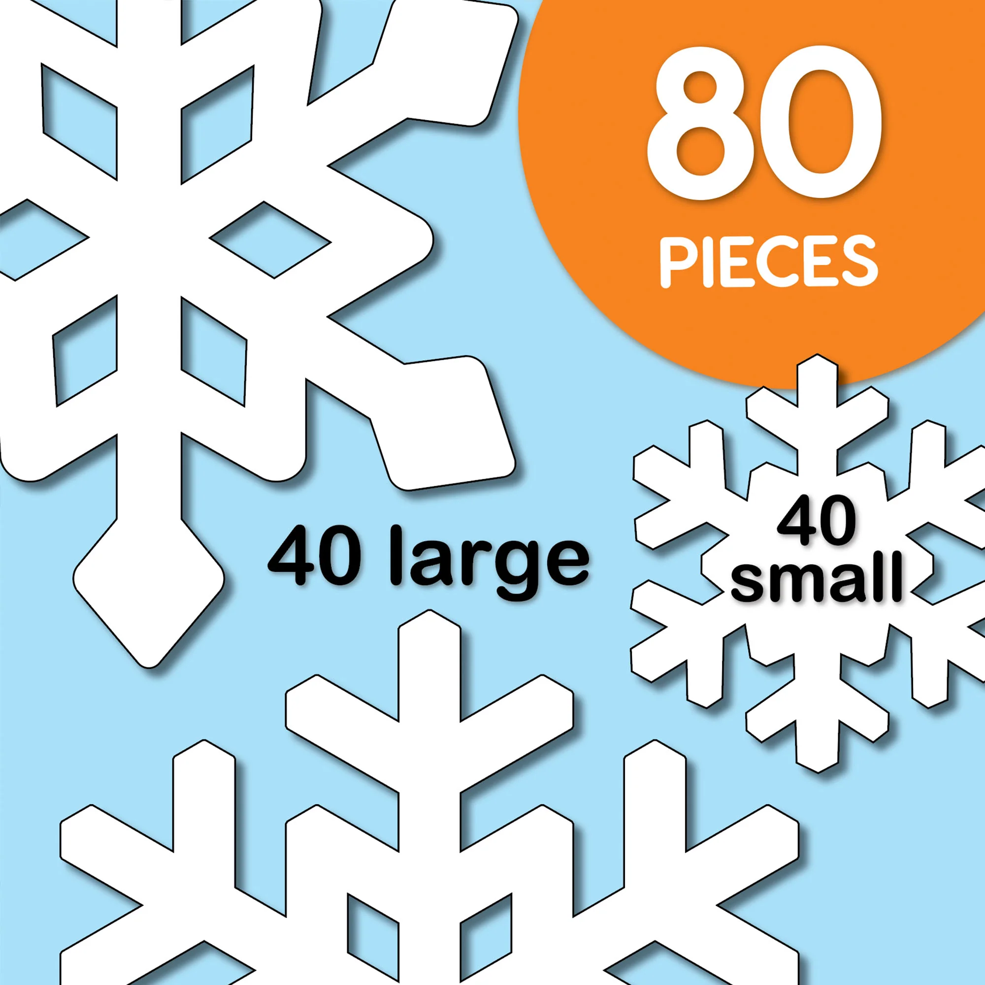 24 Wholesale Snowflake Cutouts - at 